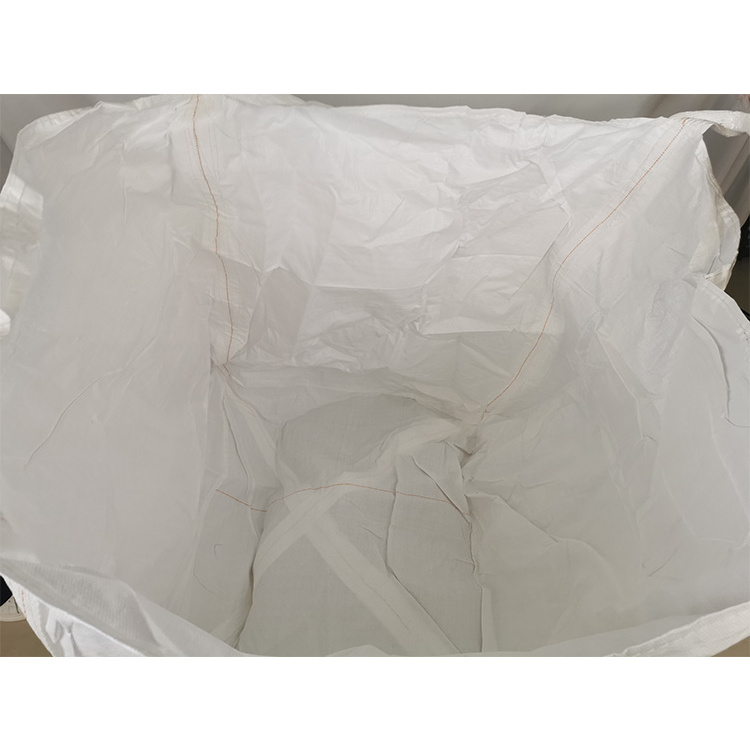 Construction Waste Container 1000kg 1 Cbm BBS PP Jumbo Plastic 4 Loops Baffled Big Bags FIBC Bulk Container Bag for Cargo Mashro