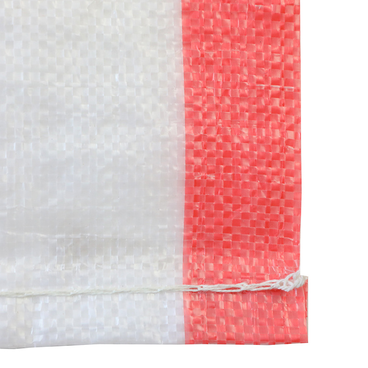 Top sellers poultry chicken white bopp woven feed bag 20kg 50kg animal feed packaging bag for sale