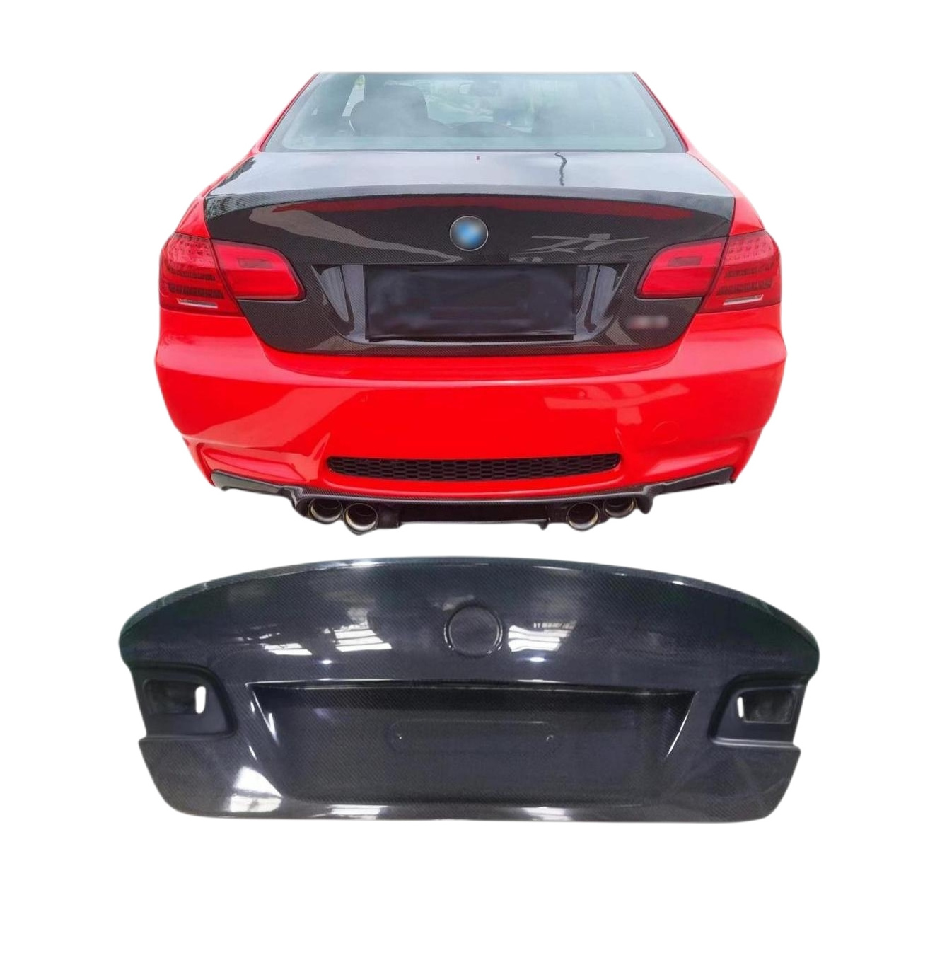 High Quality Carbon Fiber Rear Trunk for BMW 3 Series E92 M3 2006-2013 CSL Auto Parts