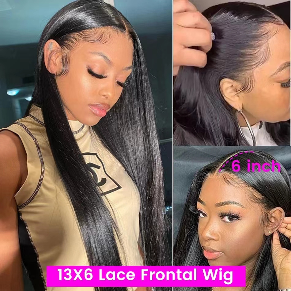 360 Lace Frontal Wig 30 32 40 Inch Straight Lace Front Wigs For Black Women Brazilian Remy 13x4 Hd Lace Wig 13x6 Human Hair