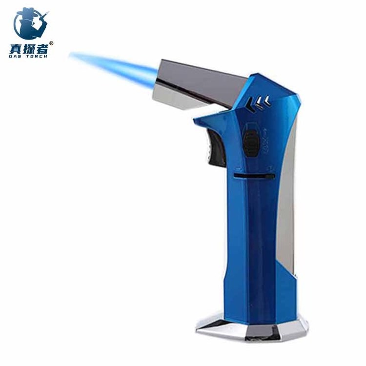 GF915 new product bbq eagle lighter kitchen gas jet torch,single flame blue butane torch lighter