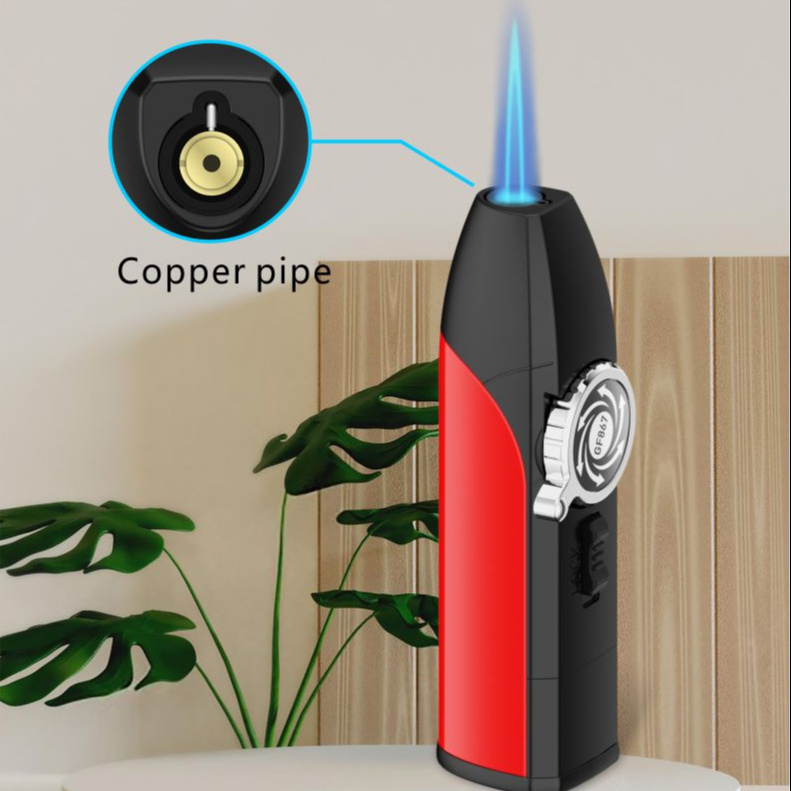 GF-867 Christmas gift newest high quality small smoking cigar refillable windproof gas butane torch lighters wholesale