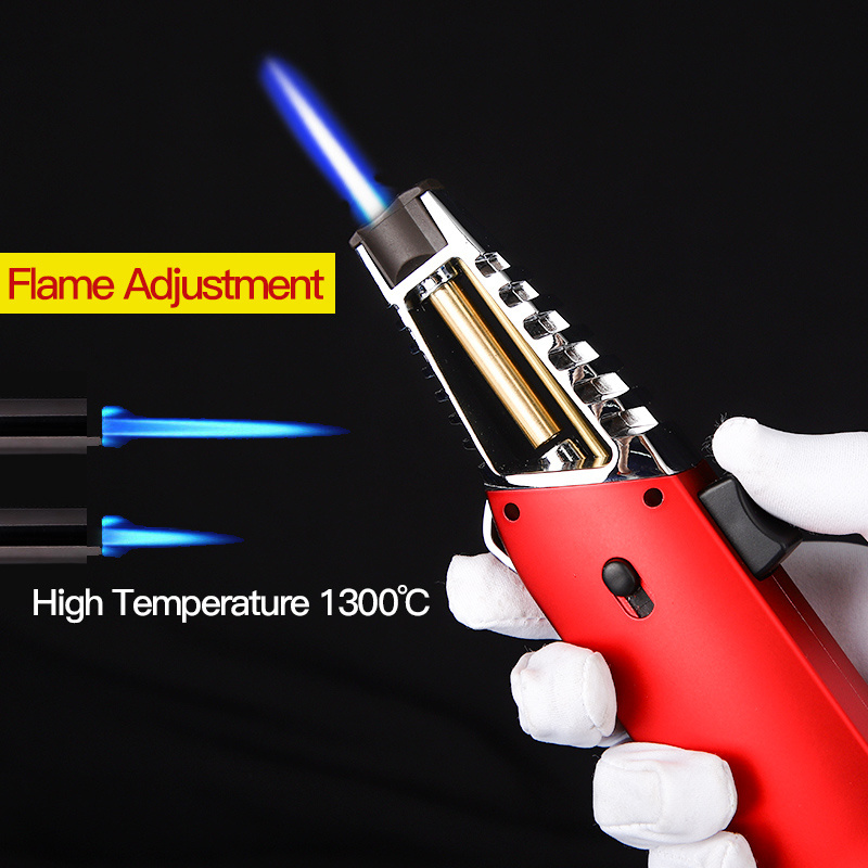 GF928A High quality ensendedor de soplete encendedor jet fire butane refillable pen lighter torch lighter