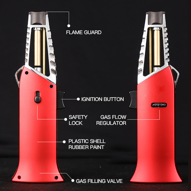 GF928A High quality ensendedor de soplete encendedor jet fire butane refillable pen lighter torch lighter