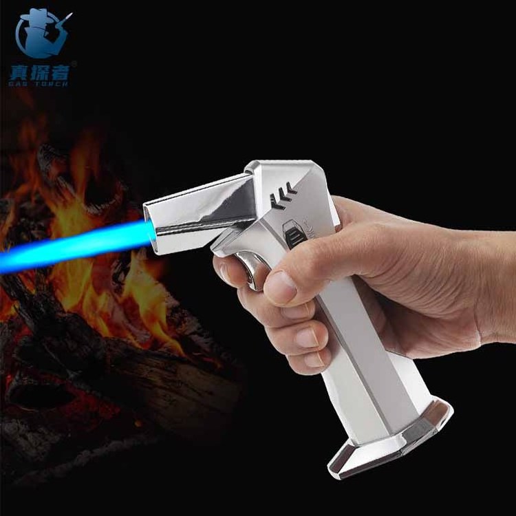 GF-915 new model wholesale blow gas jet flame windproof hand held eagle butane torch lighters for kitchen