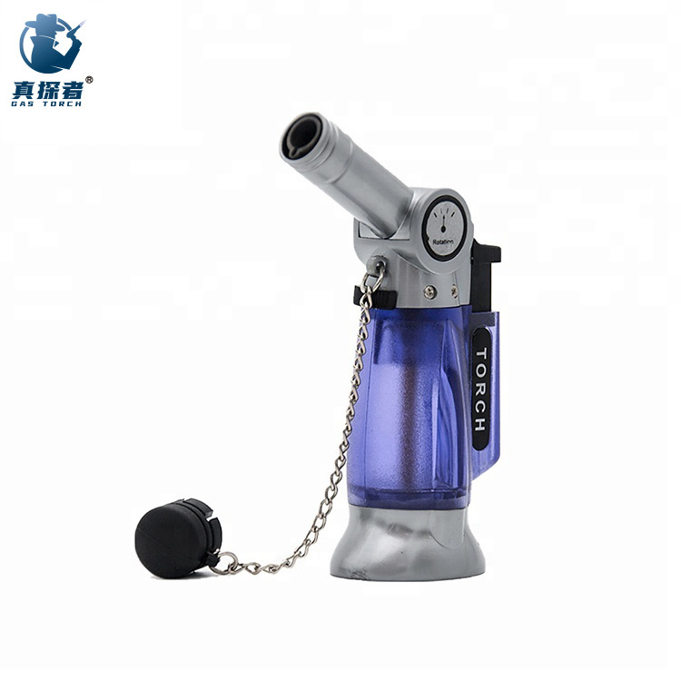 GF-865 Eagle Angle Torch Adjustment 90 Degree Single Mini Cheap Plastic Windproof Refillable Torch Lighter