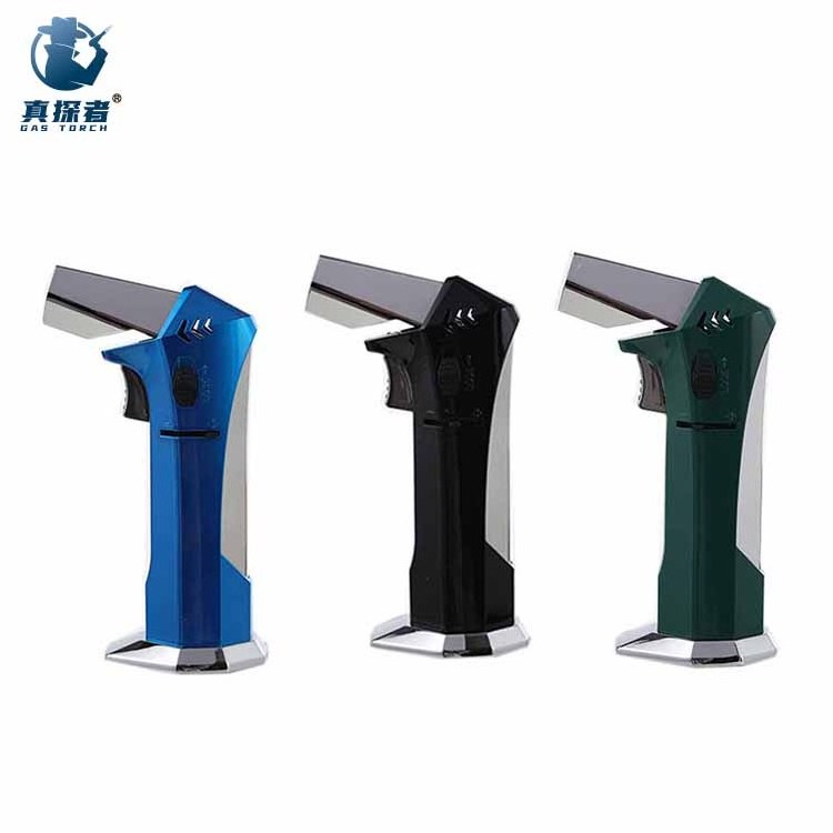 GF-915 new model wholesale blow gas jet flame windproof hand held eagle butane torch lighters for kitchen