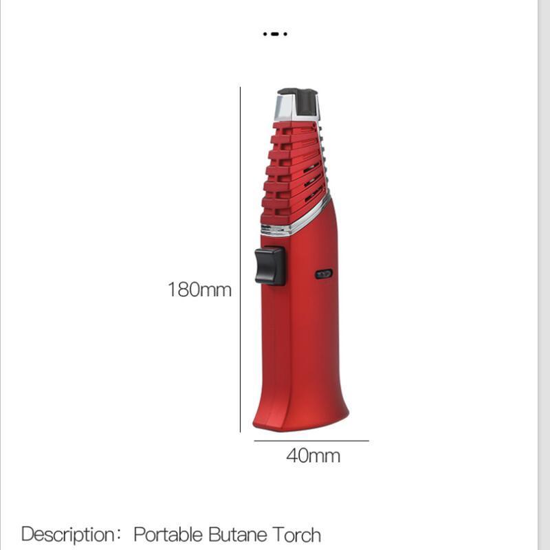 GF928 china portable hot temperature rotatable head culinary slim turbo blow torch cooks butane flame lighter