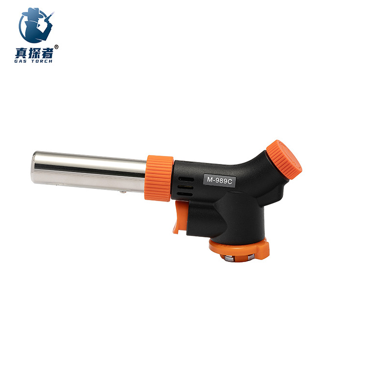 TLH-989 Powerful Jet Flame Industrial Use Micro Gas Cooking Cutting Welding Tool Torch Burner Lighter Head