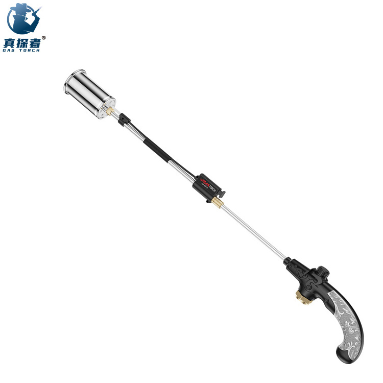 GF-8016 long outdoor camping heavy duty portable heating flame gun torch weed burner lighter