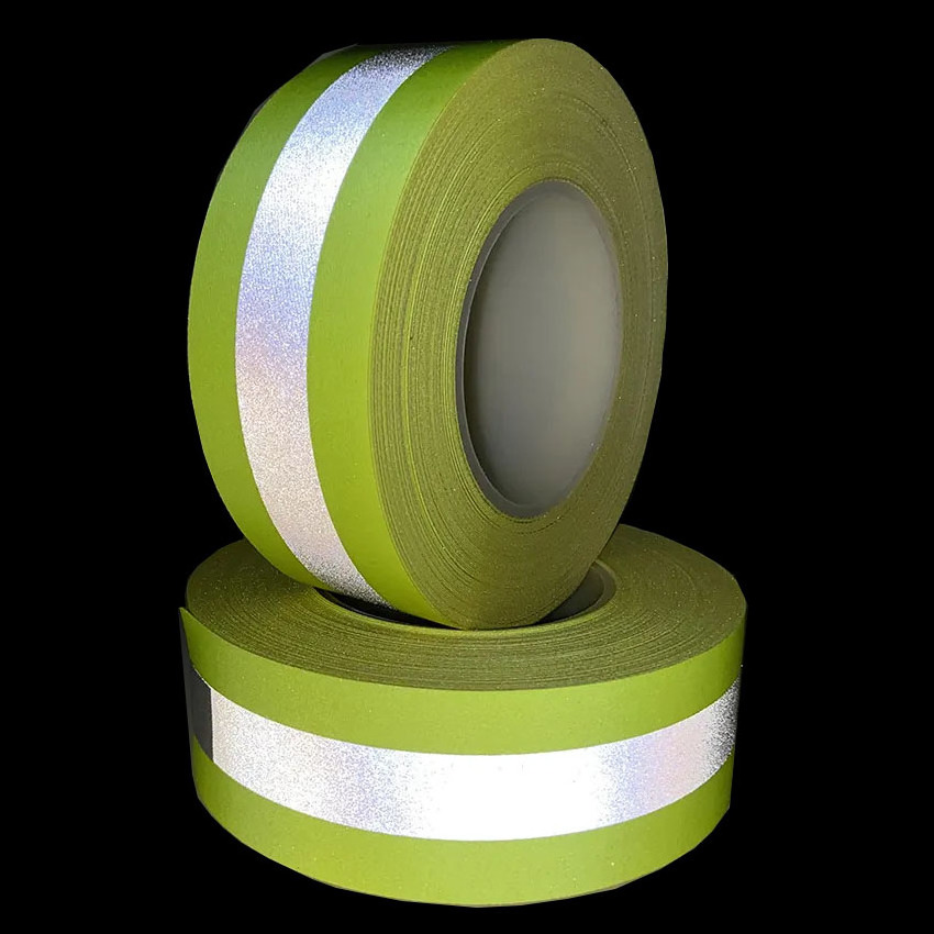 High Visibility Warning Safety Strip Reflective Material Fabric Tape Reflective Strips For Clothing