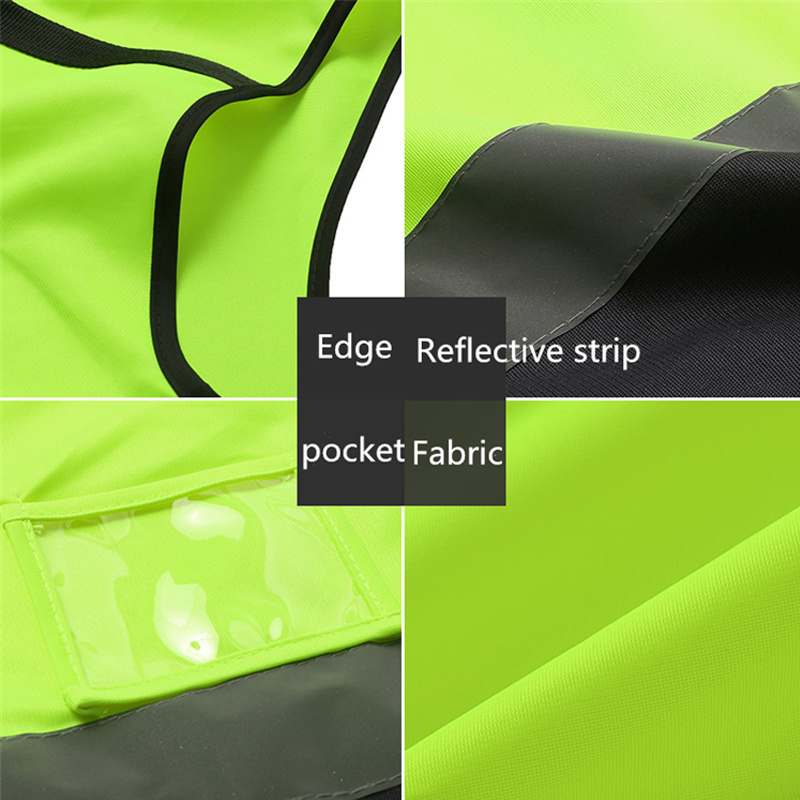 Custom Logo Summer Cotton  Tear Away Safety Green Woman Reflector Wear Vest Reflect Safeti Class 3 High Visibility