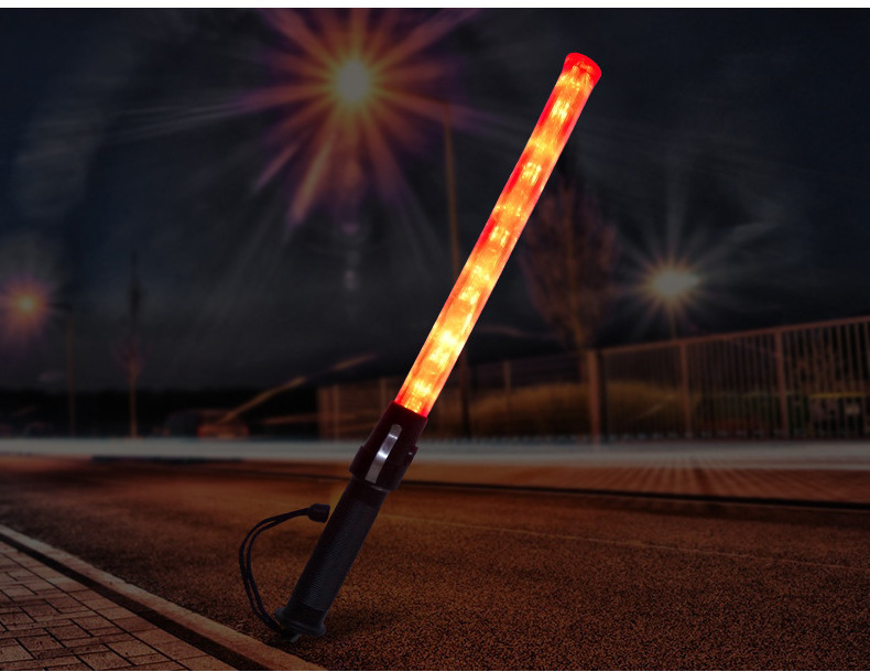 Rechargeable Led Traffic Wand Control Light Up Traffic Signal Baton Stick