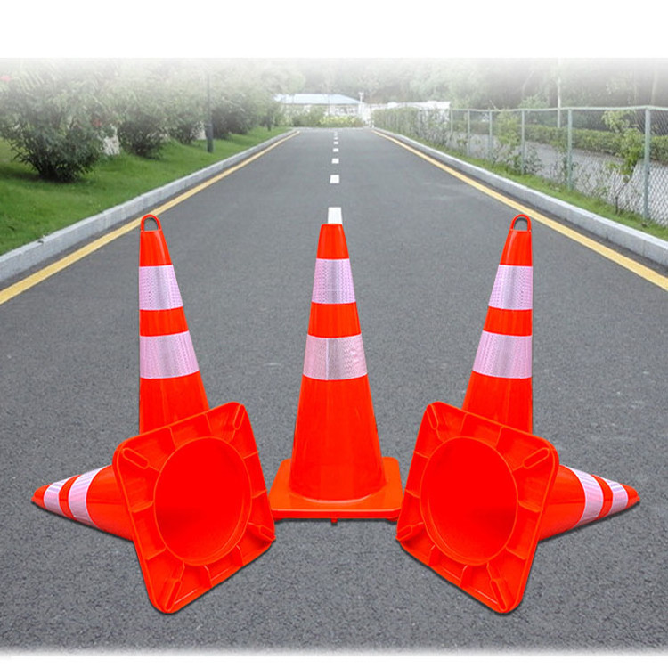 Safety Road Cone Roadsafe Wholesale 30/45/70/75/90cm Orange Traffic Pp Pvc Cone fail-stop safety cone