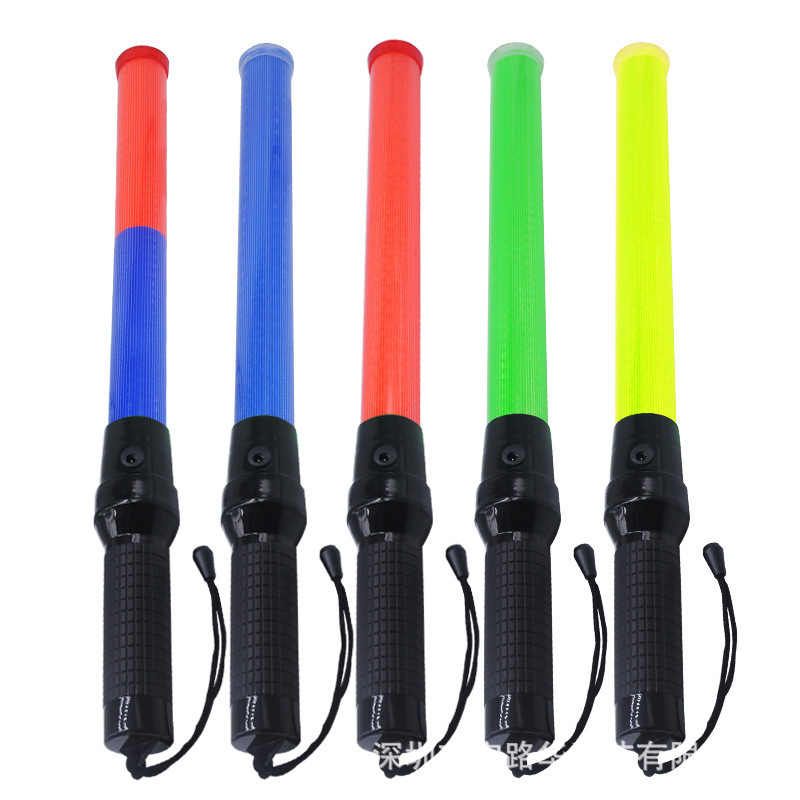 Usb Whistle Traffic Baton Led Flashlight Baton Rechargeable Traffic Control Baton Suppliers Stick