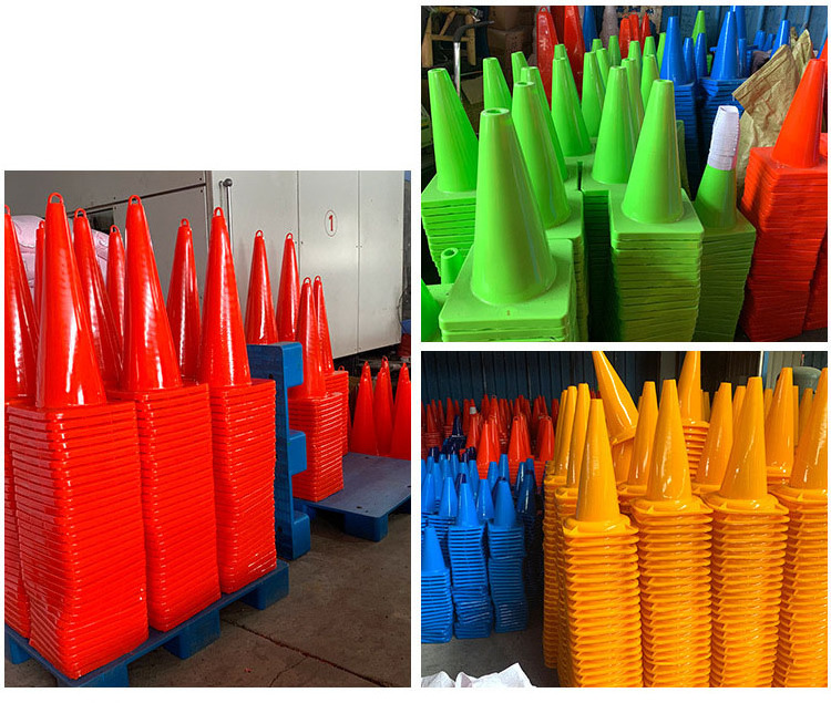 Safety Road Cone Roadsafe Wholesale 30/45/70/75/90cm Orange Traffic Pp Pvc Cone fail-stop safety cone