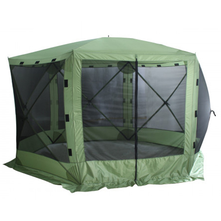 Anti MosquitoTravel 6-Sided Portable Pop up Shelter Instant Quick Set Screen Camping Tent