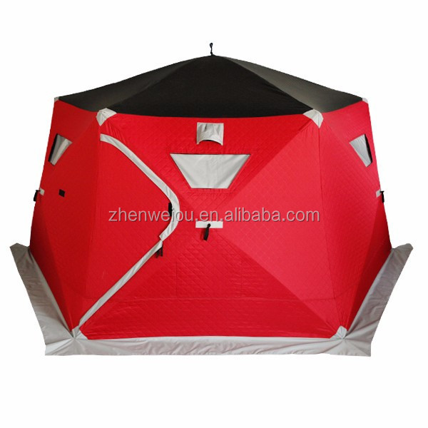 V1560 China factory pop up quick open ice cube winter fishing tent