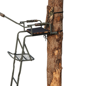 Outdoor Telescopic Camo Metal Tree Seat Deer Hunting Ladder Tree Stand