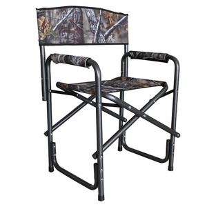 OEM Outdoor Portable Durable Camo Blind Folding Shooting Stool Hunting Chair