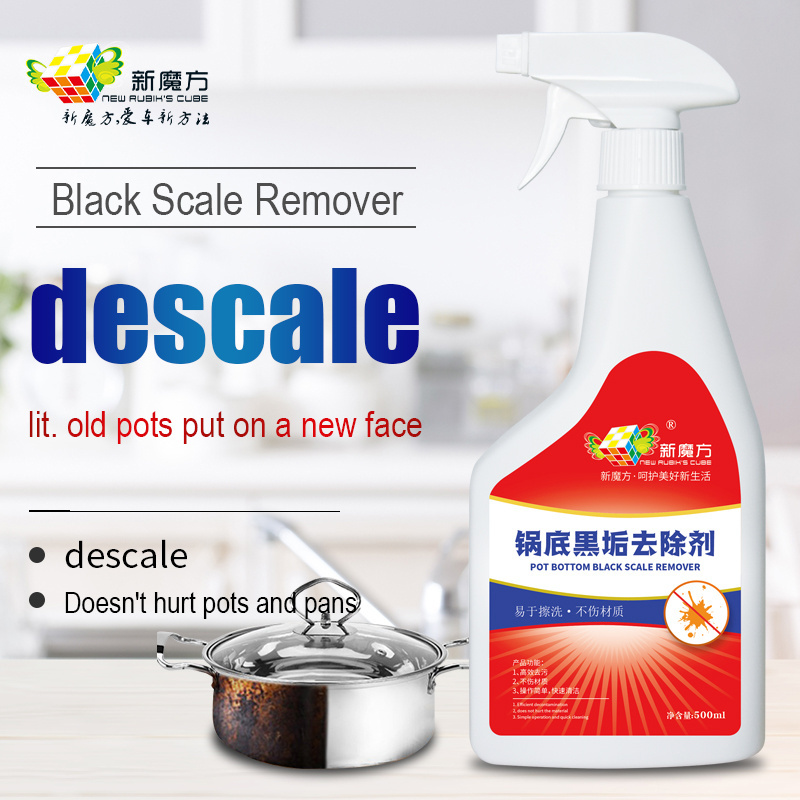 Multi-functional Household Clean Kitchen Washing Pot Bottom Black Scale Decontamination Stainless Steel Cleaning Spray Powerful