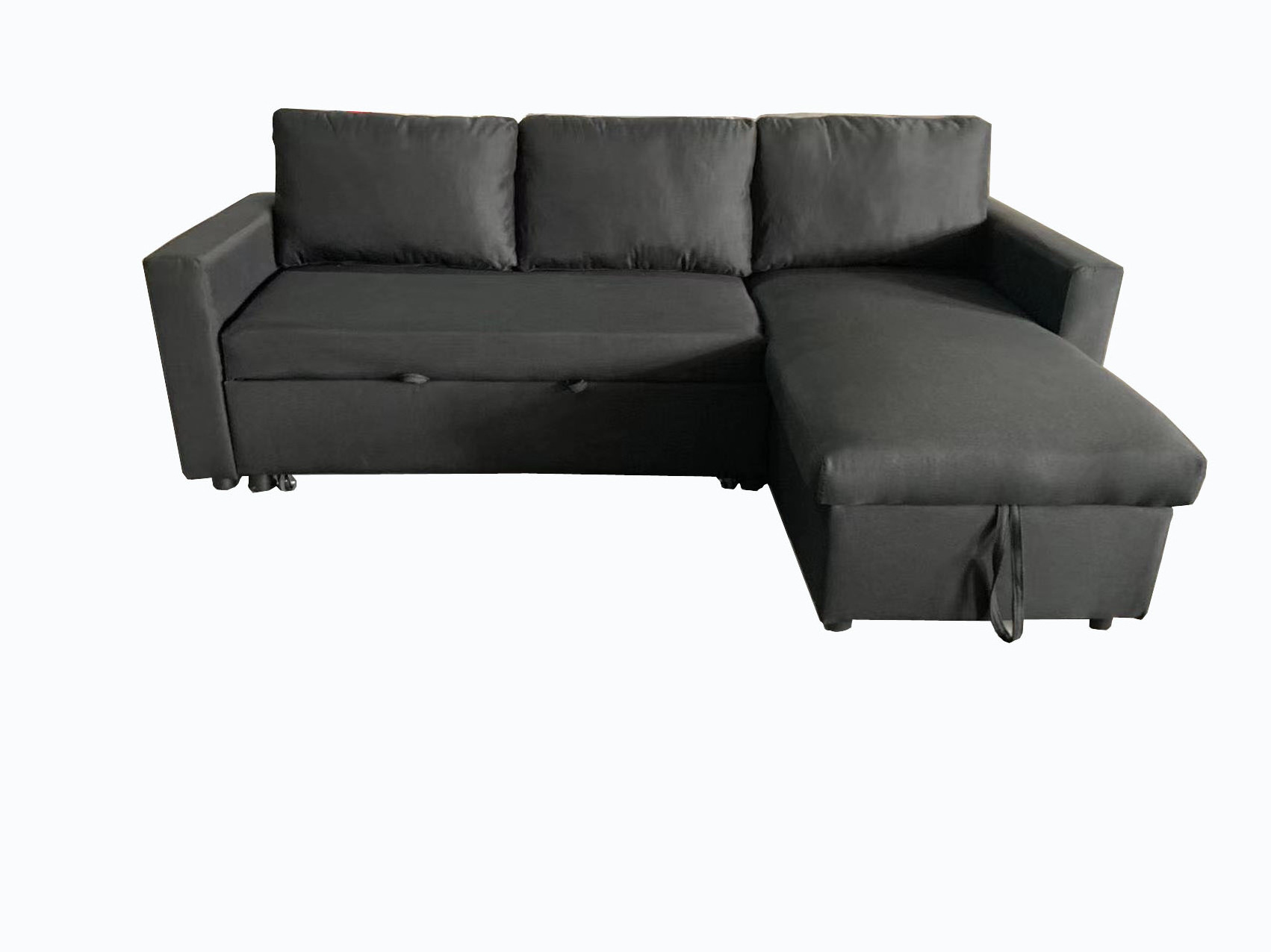 Lounge Design L Shaped Modern Pull Out Sofa Bed Folding Cum Bed With Storage Foldable European Sofa Cama