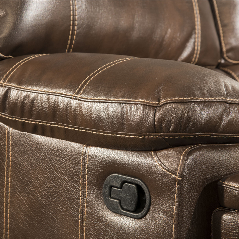 2023 Elegant luxury leather recliner  sofa furniture for european living room design