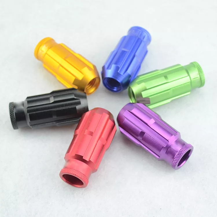 Custom Max Guard Acorn Open End Tire Universal Bolt Racing Car Wheel Rim Tuner Lug Nuts