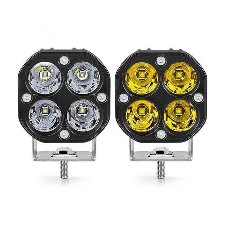 3 Inch 40W Led Pods 12V 24V Car Yellow White Lens Lamp Beads  Dirt Bike Motorcycle Spotlight Ip67 Led Work Light