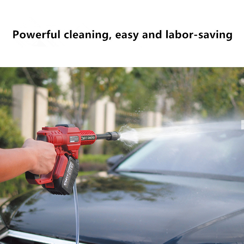 Auto Soap Dispenser Car Wash Pump 21V Cordless Electric High Pressure Washer Battery Powered Car Washer