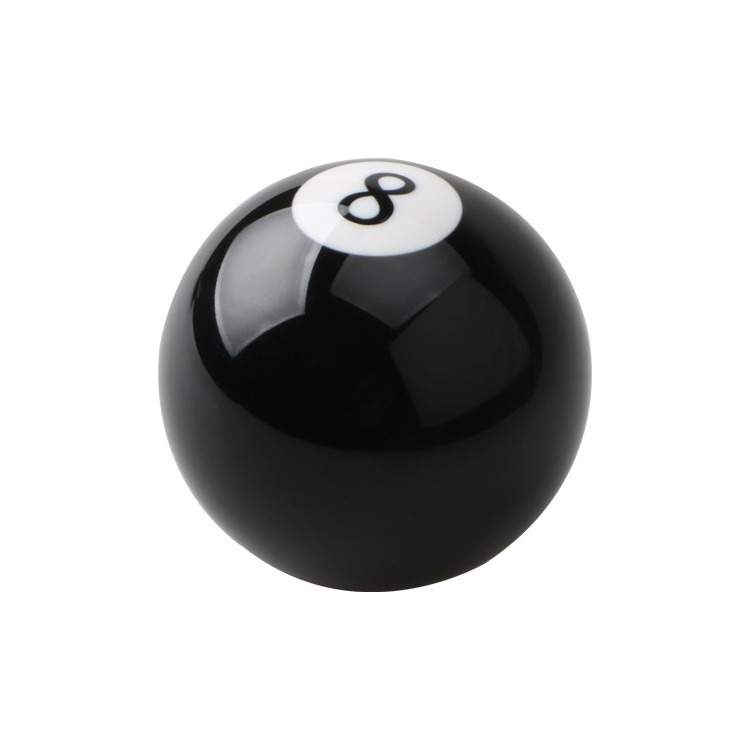 Hot sale Car  Black 8 Ball Gear Shift Knob Racing Stick Cool Acrylic Shift Knob for universal car