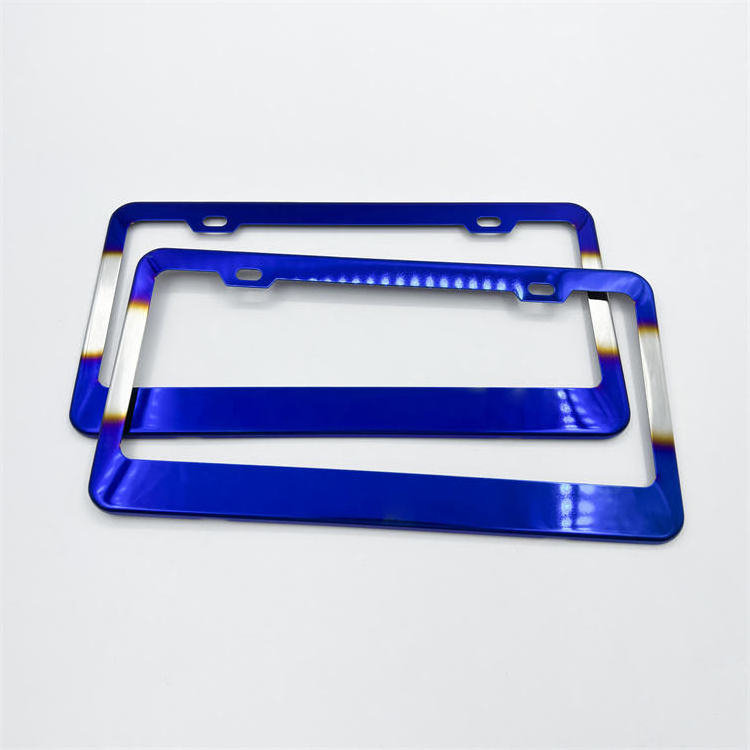 31*16cm Burn Blue Number Licence Plate Cover Holder Frame Car for Jaguar Licence Plate Frame