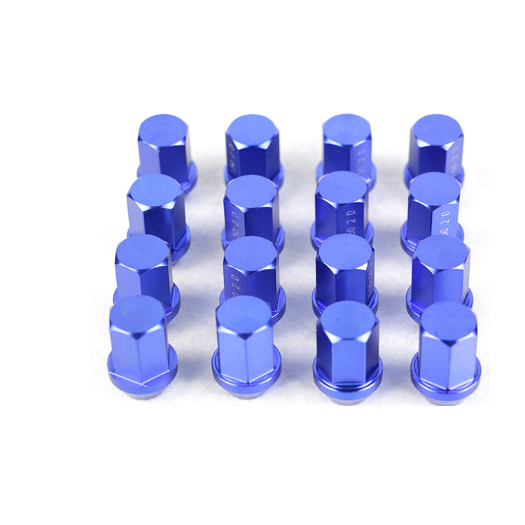 Chinese Supplier Hot Sale Car Wheel Bolt Racing Tire Lock Color Car Wheel Nuts, Wheel Bolt And Nut, Anti Theft Lug Nuts