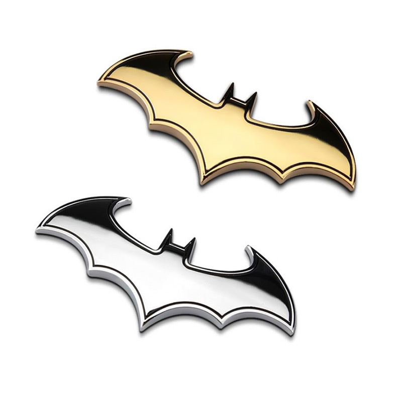 Hot Sell Bat Animal 3d Custom Metal Car Emblem Logo Badge Sticker