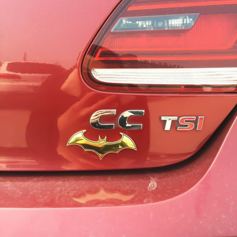 Hot Sell Bat Animal 3d Custom Metal Car Emblem Logo Badge Sticker