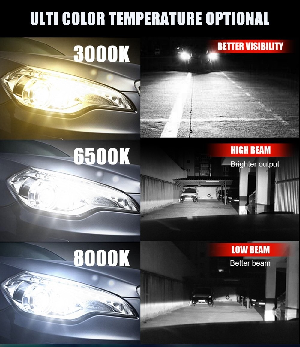 72w 7200lm C6 H13 Led Headlight Conversion Kit 2016 New Arrival High Light Led Lamp For Car