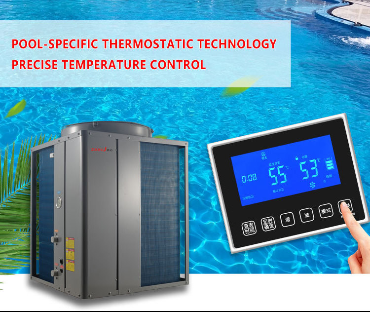 Low Noise Running R32 Inverter swimming Pool Heat Pump and water heater