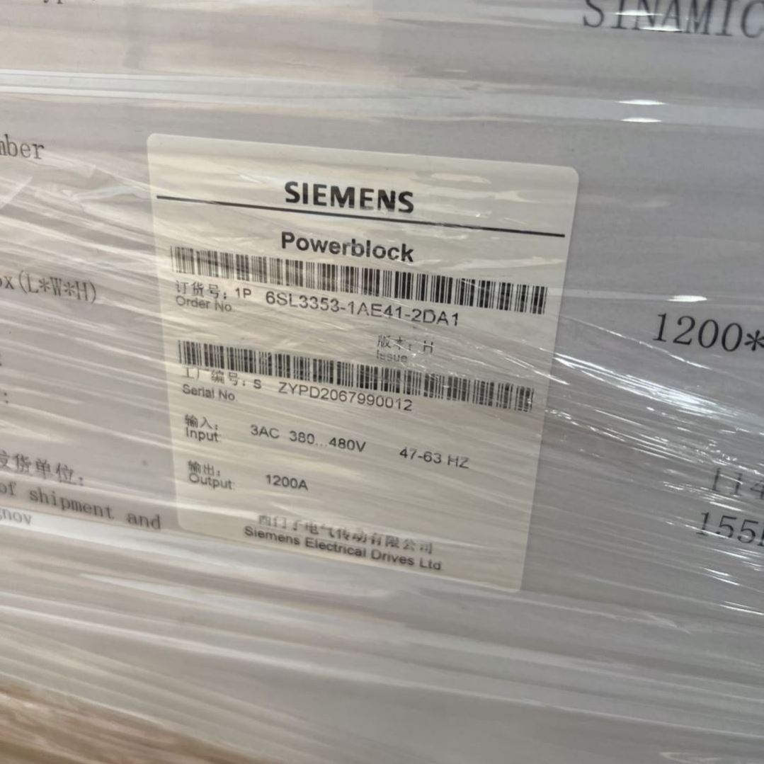 Original New SIEMEN S CNC Backup Power Supply 6SL3353-1AE41-2DA1 1200A Power Block