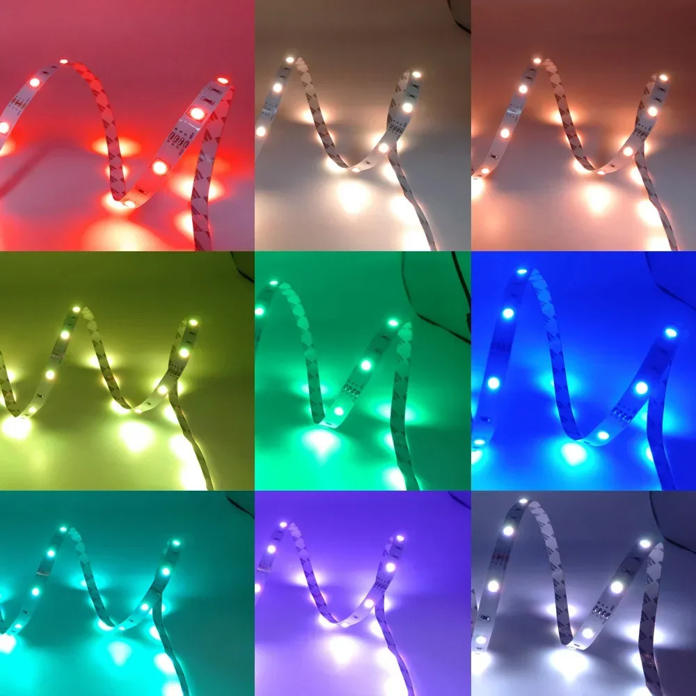 USB 5V Flexible Lighting Set Bluetooth Led Strips 5050 10m Streifen Licht TV Backlight Kit RGB Smart Lights For Home Decoration