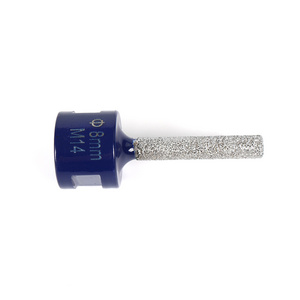 M14 Vacuum brazing Diamond Finger Milling Bit For Enlarging Holes On Stone Granite, Marble& Ceramic Tiles