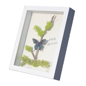 Wholesale Custom Wood Australia Deep Square Shadow Box Frames bulk 3d white black photo picture frames