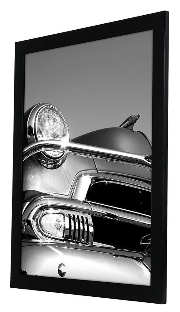 High quality 18x24 large wooden natural Black Photo Frame with Plexi-Glass Wall Poster picture photo  Frame