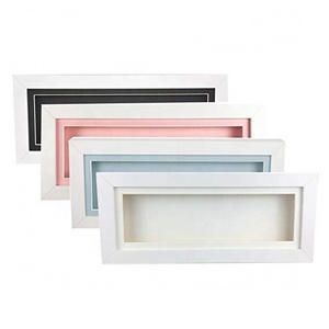 High quality White 3D 16x6" Cube Range Deep Box Shadow Frame Memory Box Display Panoramic