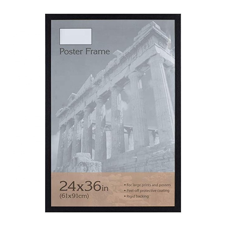 High Quality 11*17 Poster Frame A0 Black Wood Picture Frame Home Decoration Wall Photo Frame Set