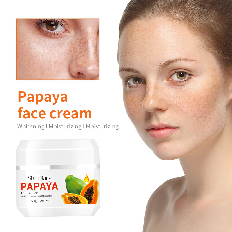 OEM SheDiary Bleaching Whitening Cream With Papaya Extracts Organic Papaya Face Cream Skin Whitening Cream