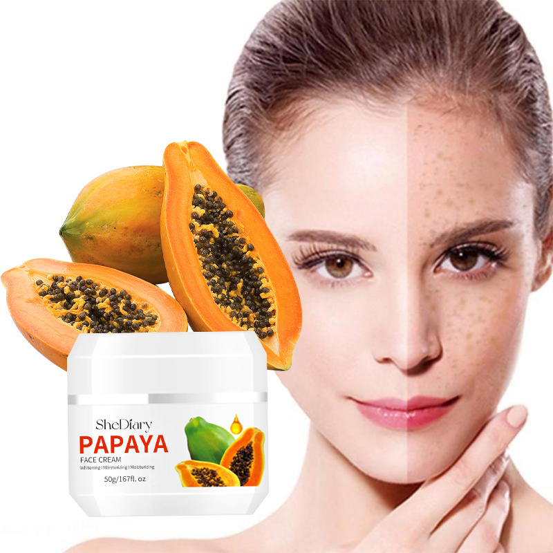 OEM SheDiary Bleaching Whitening Cream With Papaya Extracts Organic Papaya Face Cream Skin Whitening Cream