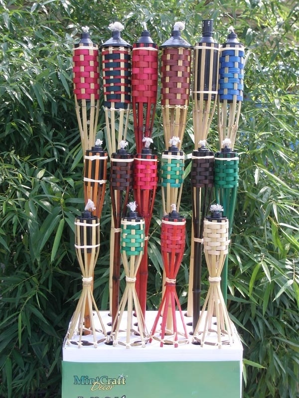 CHINESE CHEAP BAMBOO TORCH, TIKI BAMBOO TORCH FOR GARDEN, TIKI TORCH BAMBOO