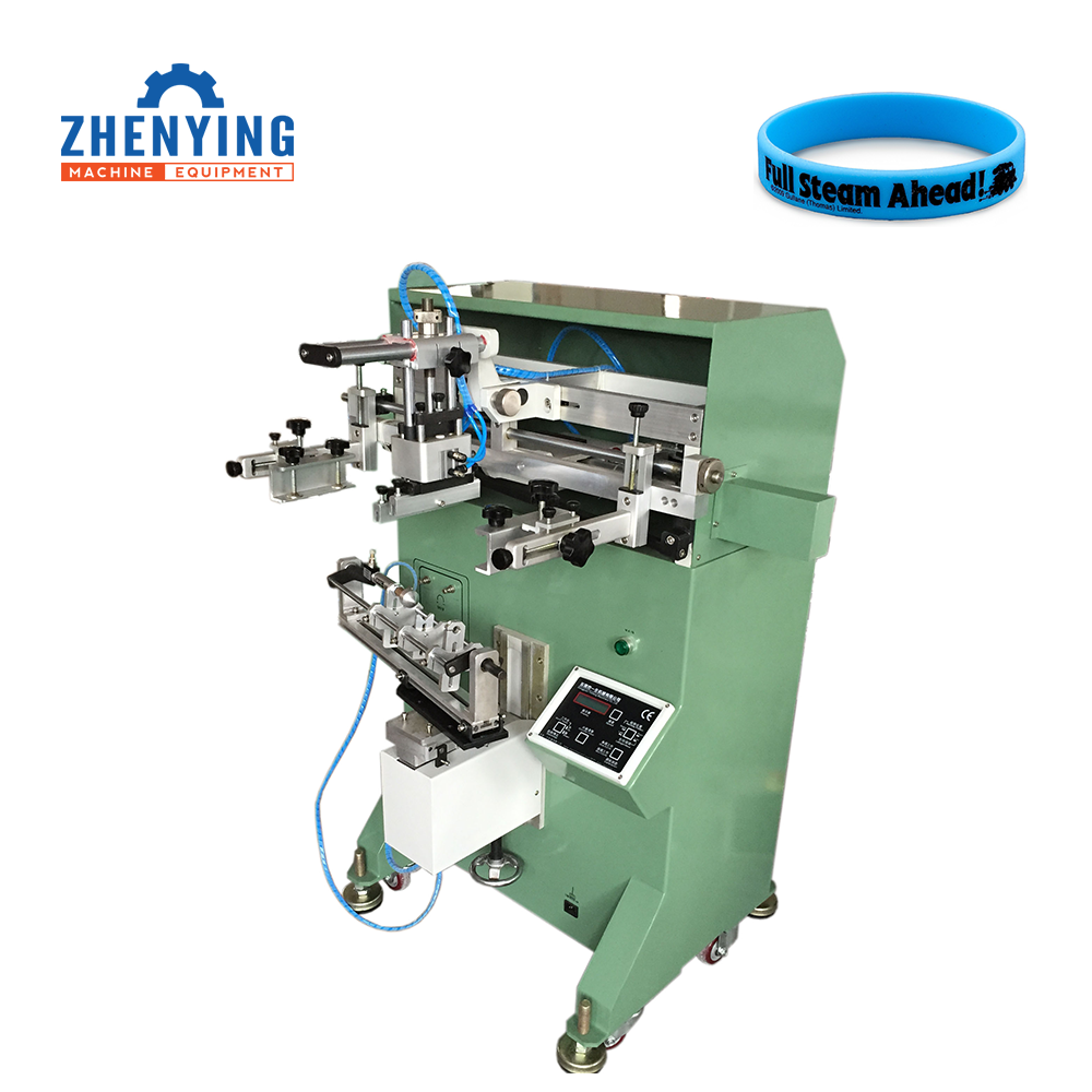 Price Of Swim Cap Tempered  Glass Cups  Silk Rotary Semi Auto Screen Printing Machine