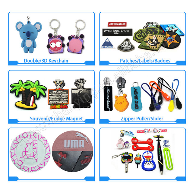 PVC rubber patch/keychain making machine