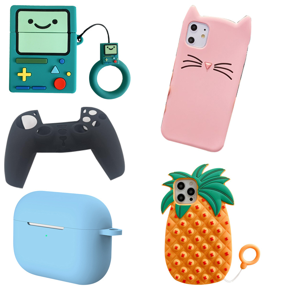 Cartoon Shaped phone Case soft Rubber Silicone mobile cover making machine vulcanizing machine